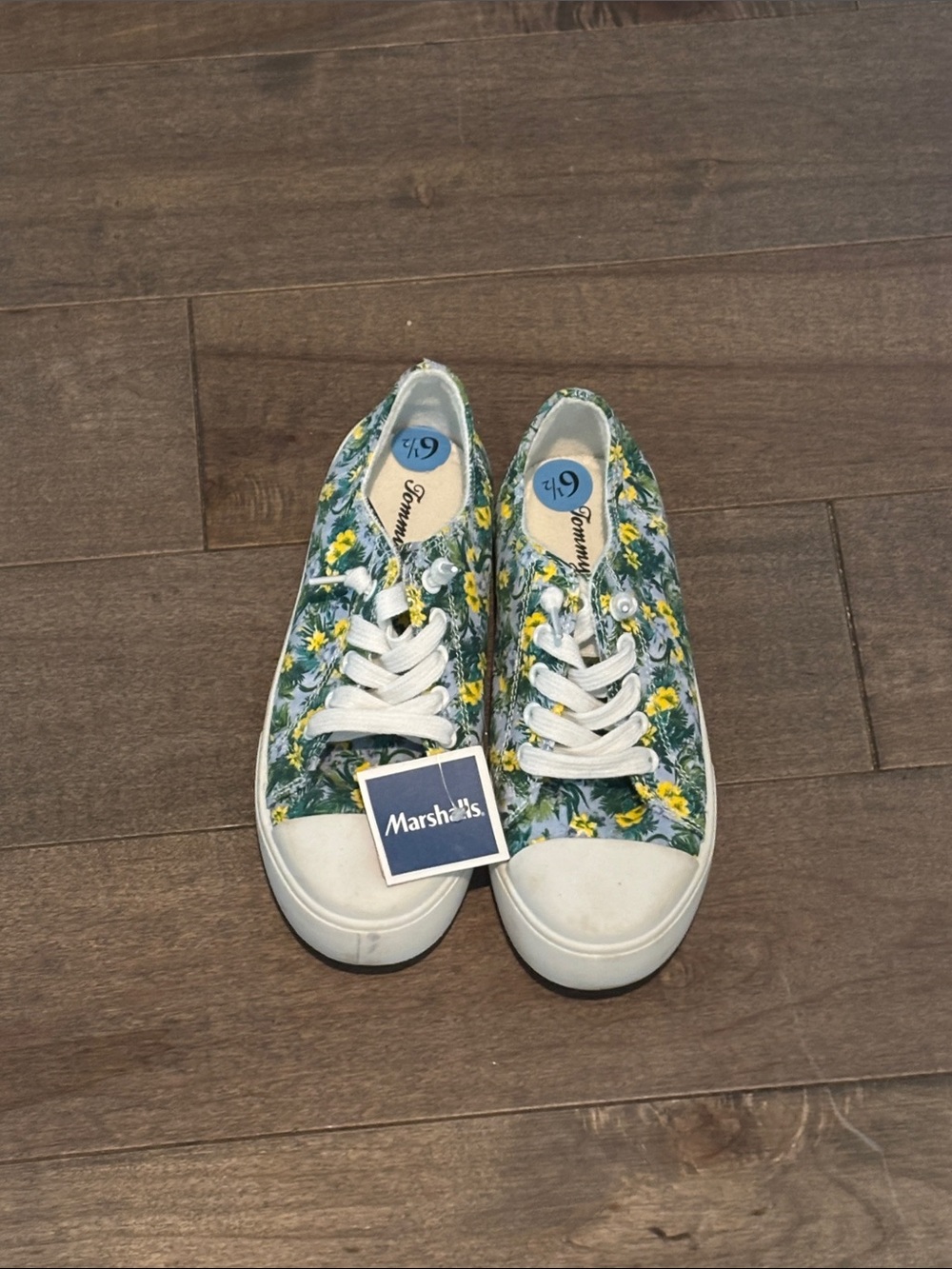 Tommy Bahama Women’s 6 1/2 Floral Tennis Shoes From Marshalls, Forgot To Return